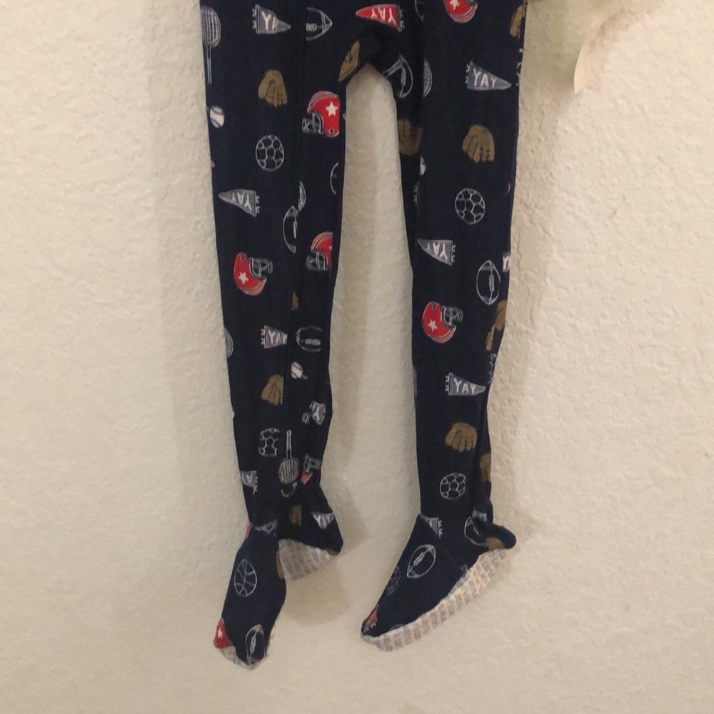 Carter's Toddler Boys 1-Pc. Sport-Print Footie PJ - Picture 4 of 8